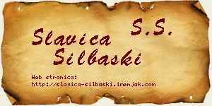 Slavica Silbaški vizit kartica